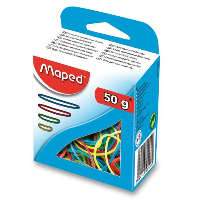 Hlavný obrázok produktu Gumičky, 50 g, mix barev