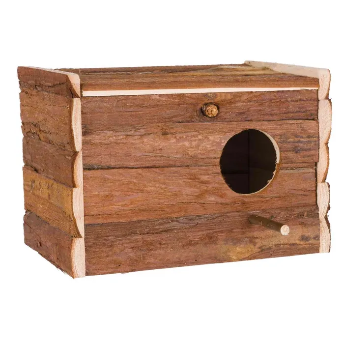 Hlavný obrázok produktu Hnízdící budka z přírodního dřeva pro korely 30x20x20 cm