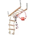 Ďalší obrázok produktu Hojdačka do klietky + kruh, rebrík, trojuzol 29x25x9cm TRIXIE