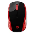 Ďalší obrázok produktu HP Myš 200 Red, 1000DPI, 2.4 [GHz], optická, 3tl., bezdrôtová, červená, 2 ks AAA, MacOS X 10.x,Google Chrome OS, MS Windows 7 a vý