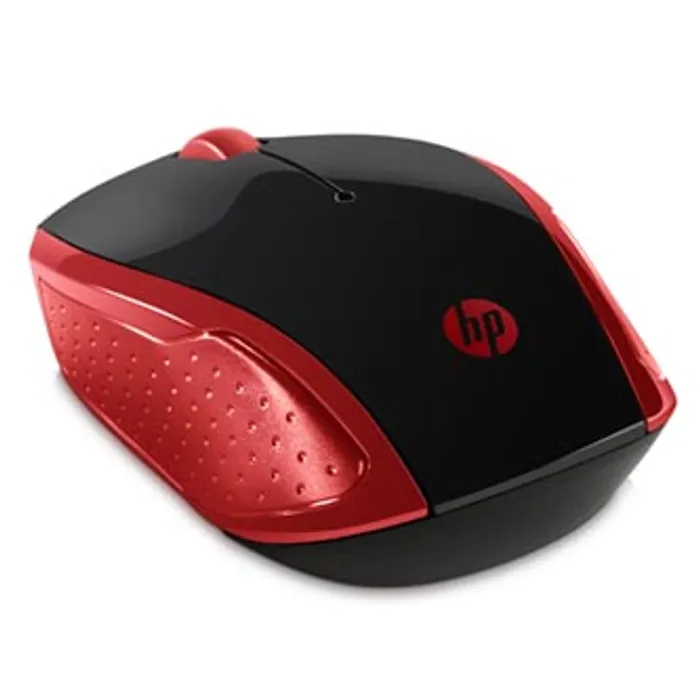 Hlavný obrázok produktu HP myš 200 Wireless Red, 1000DPI, 2.4 [GHz], optická, 3tl., 1 kolečko, bezdrátová, červen
