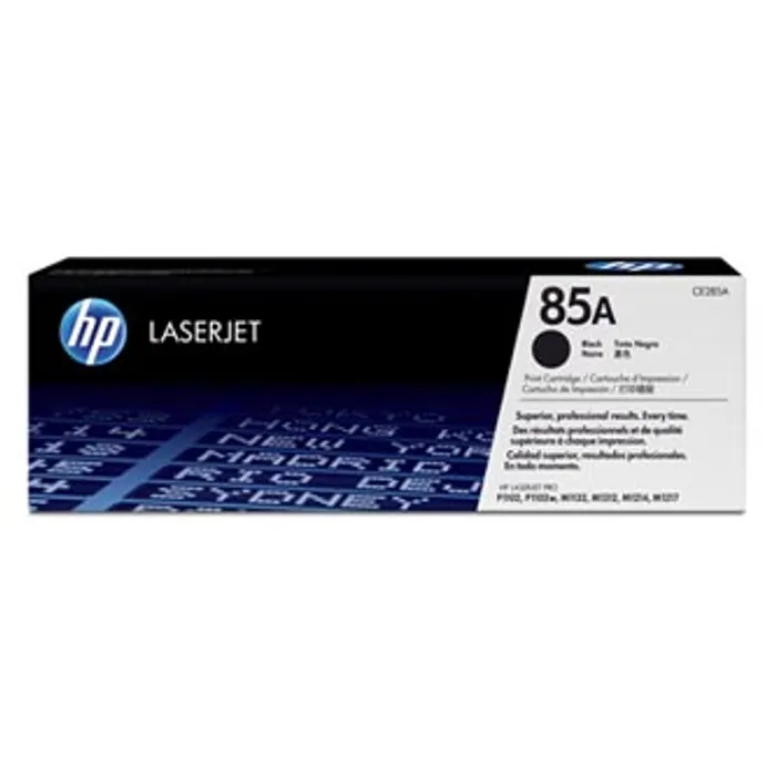 Hlavný obrázok produktu HP originální toner CE285A, black, 1600str., HP 85A, HP LaserJet Pro P1102, M1132, M1212,