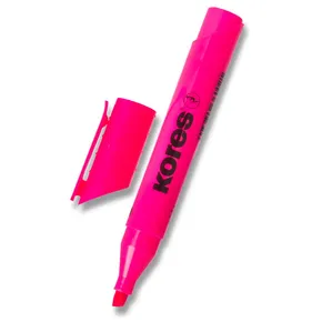 Zvýrazňovač Kores High Liner Plus ružový 0,5–5 mm
