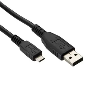 Kábel USB (2.0), USB A M- USB micro M, 3m, čierny