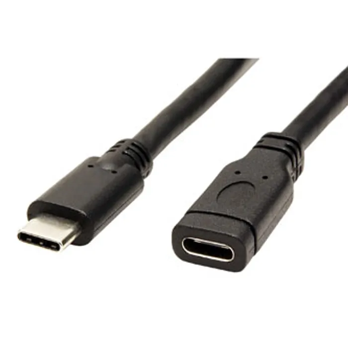 Hlavný obrázok produktu Kabel USB (3.1), USB C M- USB C F, 1m, černý, plastic bag, prodlužovací