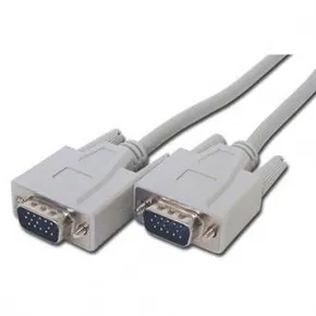 Kábel VGA (D-sub) M-VGA (D-sub) M, 3m, sivá