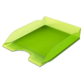 Kancelárska odkladacia priečka Durable Basic, priehľadná - transparentná zelená