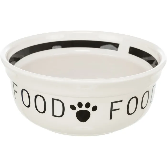 Hlavný obrázok produktu Keramická miska FOOD, bílá/černá0,25 l/ o 13 cm