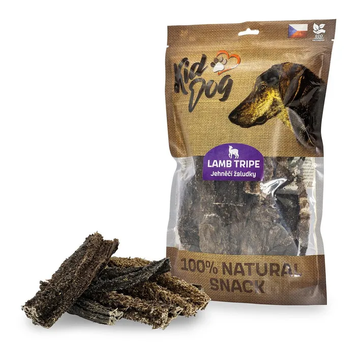 Hlavný obrázok produktu KIDDOG 100% Natural Snack, jehněčí žaludek, 12 cm / 300 g