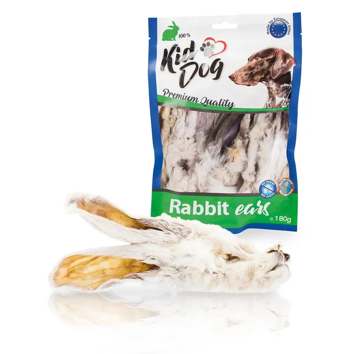 Hlavný obrázok produktu KIDDOG králičí uši se srstí 180 g