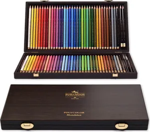 Súprava umeleckých pasteliek Koh-i-noor 8896, 72 ks v drevenom balení