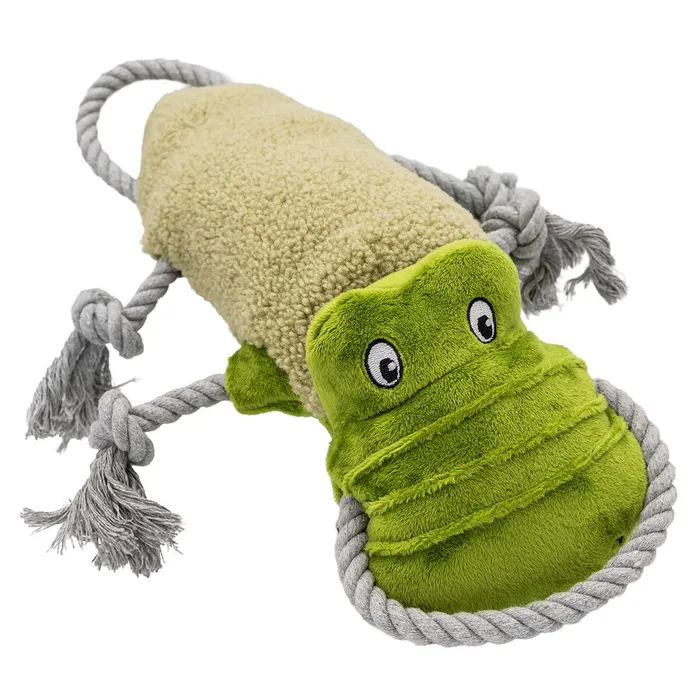 Hlavný obrázok produktu Krokodýl pískací, plyšová hračka pro psy 34 cm, HipHop Dog