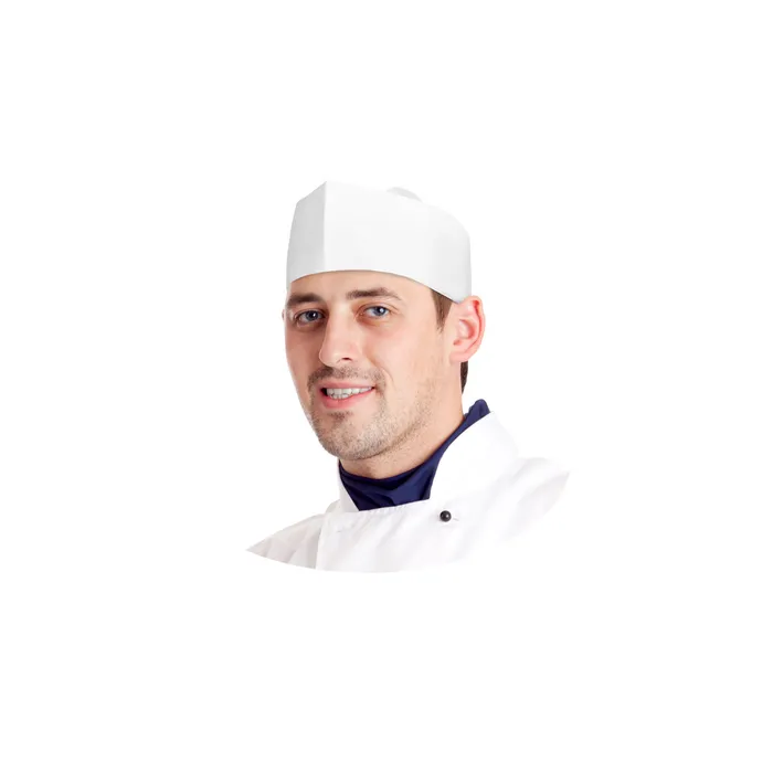 Hlavný obrázok produktu Kuchařská čepice lodička (PAP) bílá 55-62 x 8 cm [100 ks]