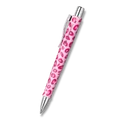 Guľôčkové pero Faber-Castell Poly Ball XB Leopard Editon - ružové
