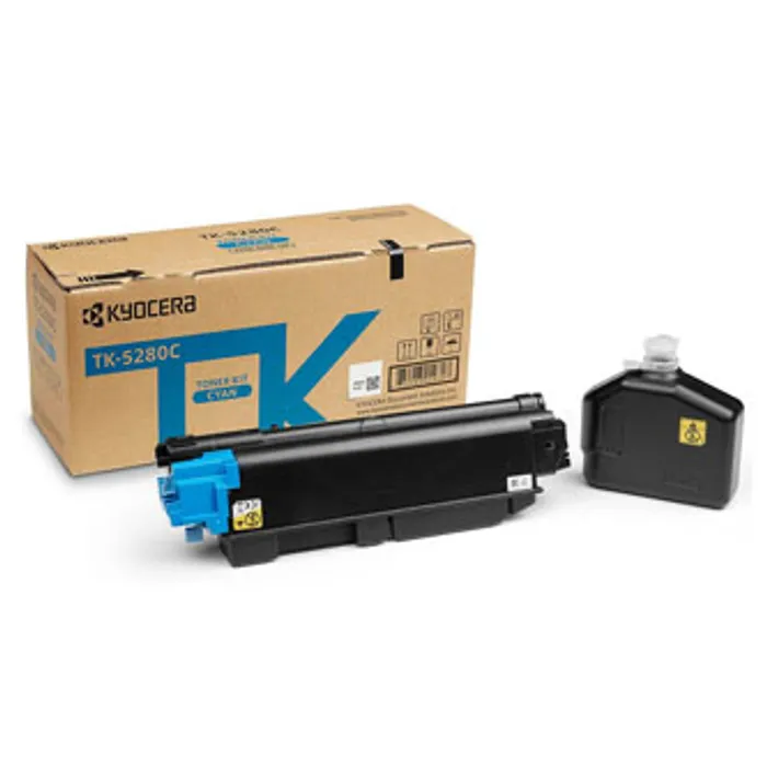 Hlavný obrázok produktu Kyocera originální toner TK-5280C, cyan, 11000str., 1T02TWCNL0, Kyocera ECOSYS M6235cidn,