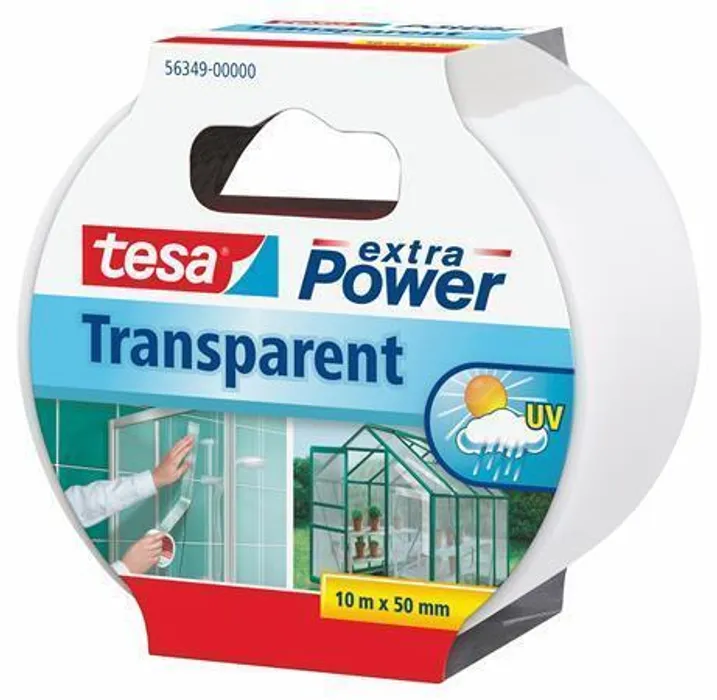 Hlavný obrázok produktu Lepicí páska "Extra Power 56349", transparentní, zpevněná textilem, 48 mm x 10 m, TESA
