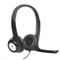 Ďalší obrázok produktu Logitech Stereo H390, slúchadlá s mikrofónom, ovládanie hlasitosti, čierna, USB