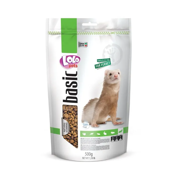 Hlavný obrázok produktu LOLO BASIC kompletní krmivo pro fretky 500 g Doypack