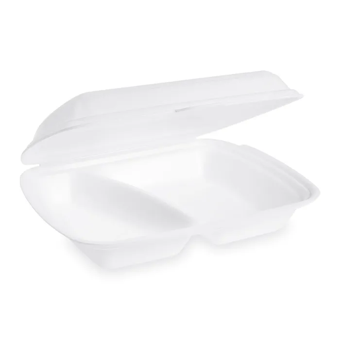 Hlavný obrázok produktu Menu box (XPS) 2dílný bílý 241 x 207 x 69 mm [125 ks]