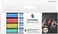 Ďalší obrázok produktu Metalický popisovač Schneider Paint-It 011 súprava V2, 4 farby