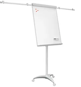 Mobilný flipchart s ramenami OFFICE PRO - Grey line design