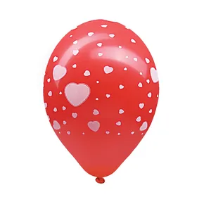 Nafukovacie balóniky WIMEX Biele srdiečka L, 30 cm, 100 ks