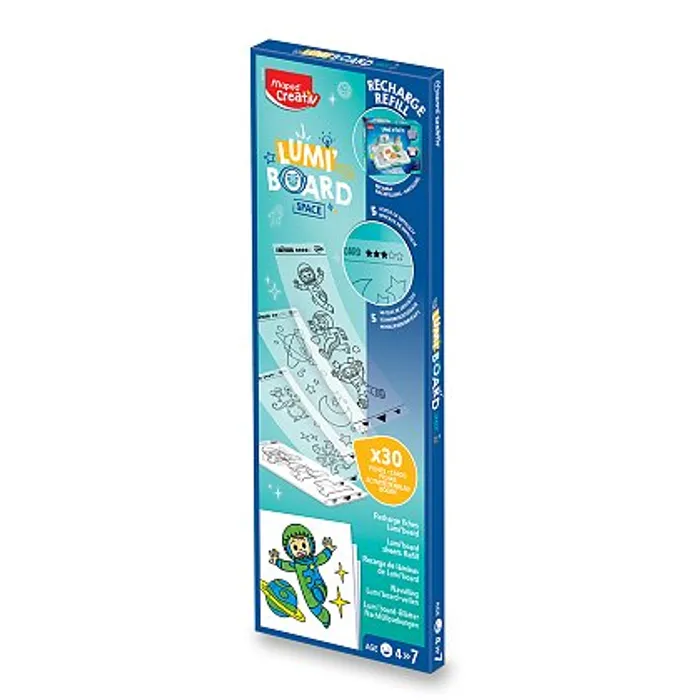 Hlavný obrázok produktu Náhradní náplň do kreativní sady Lumi Board - Vesmír