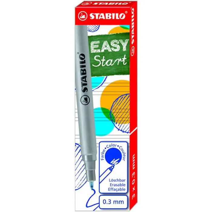 Hlavný obrázok produktu Náhradní náplň STABILO EASYoriginal Refill - fine modrý zmizíkovatelný inkoust - [3 ks]