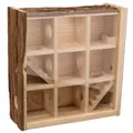 Ďalší obrázok produktu Natural Living veža/bludisko na hranie pre myši a zakrpatené škrečky, 3 poschodia 30x30x10 cm