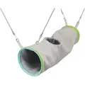 Ďalší obrázok produktu Nylon.tunel s kožušinou pre fretky, závesný do klietky 20x45cm