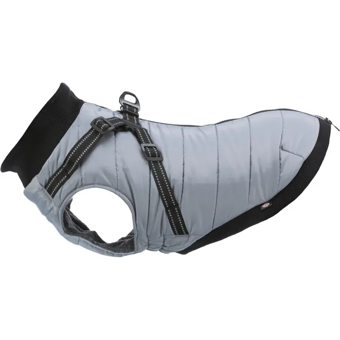 Hlavný obrázok produktu Obleček PONTIS - vesta s postrojem, stříbrošedá XXS: 24cm, hruď: 40-44cm, krk: 30cm