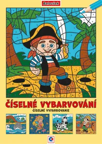 Omalovánka A4 - Vyfarbovanie čísel