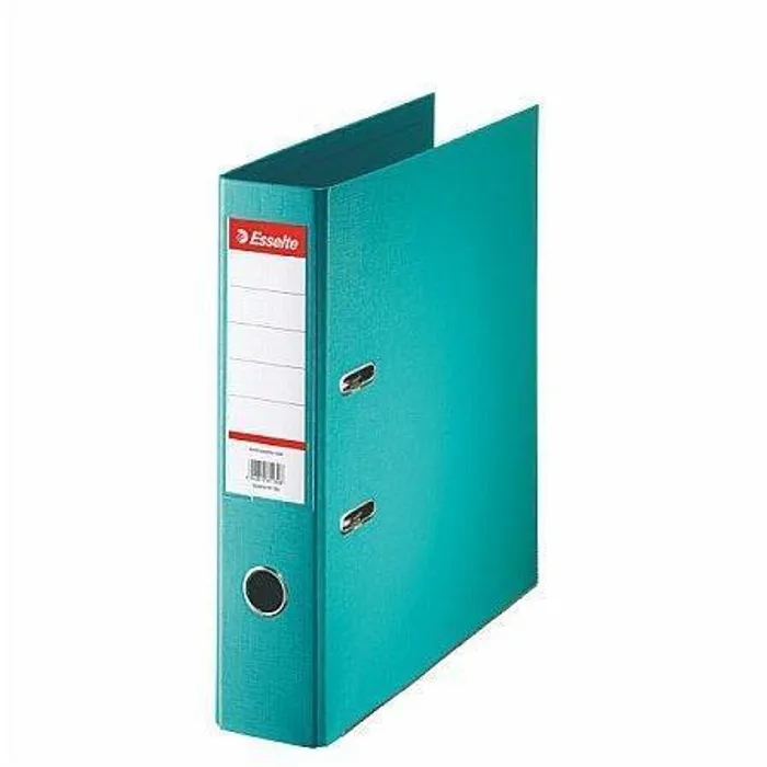 Hlavný obrázok produktu Pákový pořadač "Standard", ochranné spodní kování, tyrkysová, 75 mm, A4, PP, ESSELTE