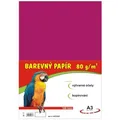 Papier na výtvarnú výchovu A3, 80 g/m², ružový, 100 listov