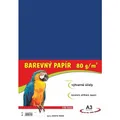 Papier na výtvarnú výchovu A3, 80 g/m², tmavomodrý, 100 listov