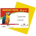Papier na výtvarnú výchovu A4, 80 g/m², žltý, 100 listov