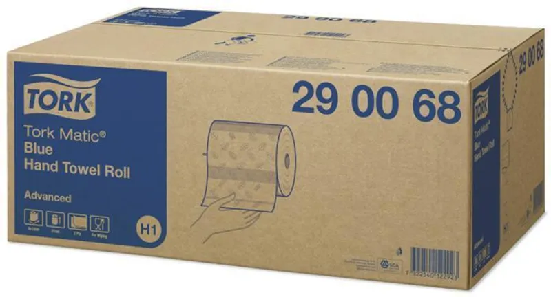 Hlavný obrázok produktu Papírové ručníky role Tork 290068 Matic H1 2vr 150 m modré [6 ks]