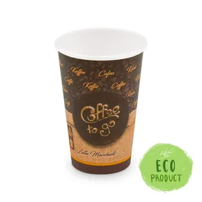Papierový pohár "Coffee to go" 330 ml, L (priemer 80 mm) [50 ks]