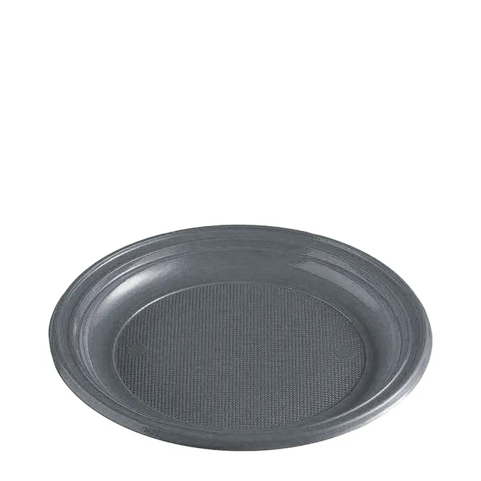 Hlavný obrázok produktu Papírový talíř (FSC Mix) stříbrný průměr 23cm [10 ks]