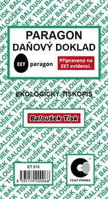 Paragon - daňový doklad ET010