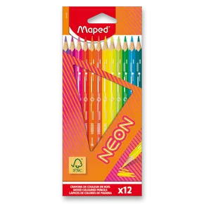 Pastely Maped Neon 12 ks