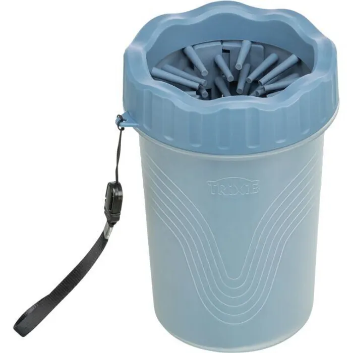 Hlavný obrázok produktu PAW CLEANER - kalíšek k čištění tlapek, silikon/plast, modrá M-L