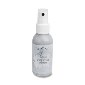 Perleťová farba na tmavý textil 100 ml, strieborná