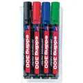 Permanentný popisovač "300", 4 farby, 1,5-3 mm, kužeľový hrot, EDDING