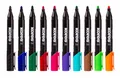 Ďalší obrázok produktu Permanentné popisovače Kores K-Marker XP1, okrúhly hrot 3 mm, súprava 10 farieb
