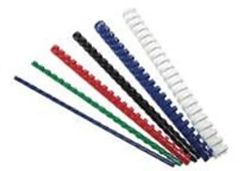 Hlavný obrázok produktu Plastové hřbety pro vazbu 25 mm [50 ks] zelené