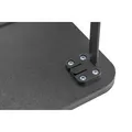 Ďalší obrázok produktu Podstavec pod monitor, priestor pre klávesnicu, rýchla montáž, čierny, oceľ, drevotrieska, 20 kg nosnosť, Powerton, ergo