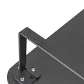 Ďalší obrázok produktu Podstavec pod monitor, priestor pre klávesnicu, rýchla montáž, čierny, oceľ, drevotrieska, 20 kg nosnosť, Powerton, ergo