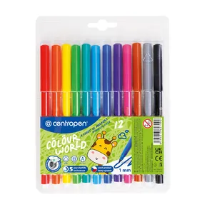 Fixky CENTROPEN 7550, sada 12 farieb