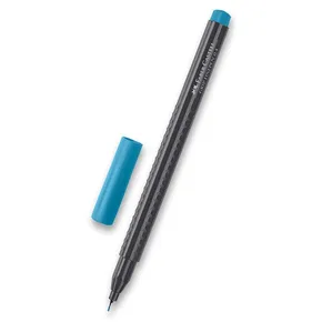 Popisovač Grip 0,4 mm, kobaltový tyrkys Faber-Castell 151653